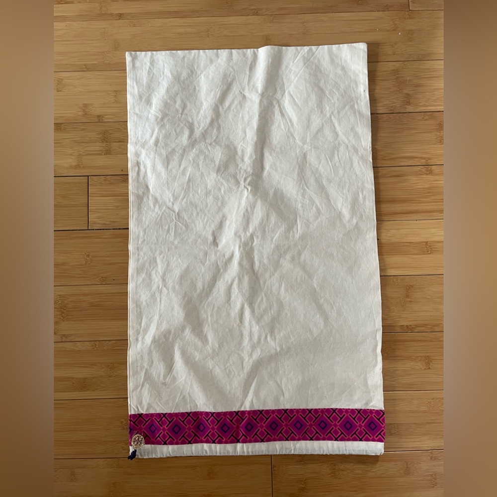 Tory Burch Large Drawstring Canvas Bag
